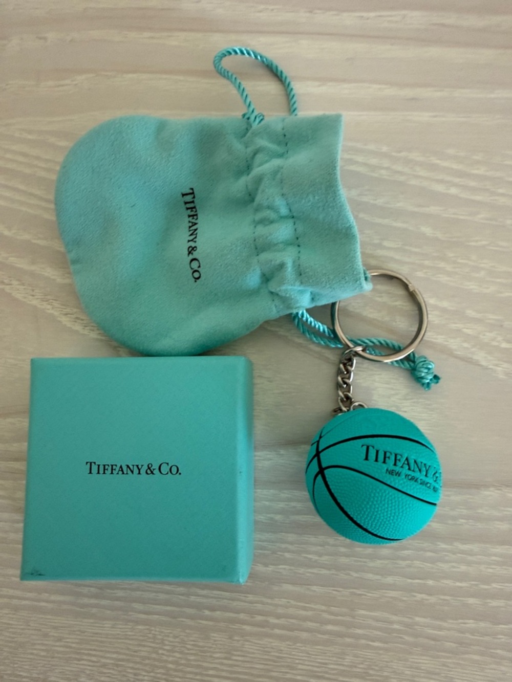 Tiffany & Co. Tiffany Blue Mini Basketball Keyring